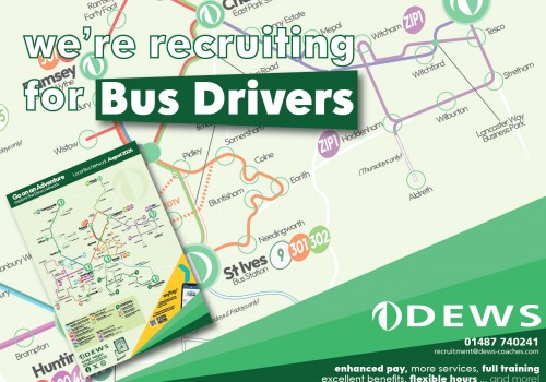 We’re recruiting local bus drivers!