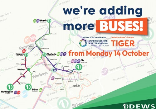 More Buses from 14 October